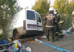 Spektakulärer Verkehrsunfall auf der Grünbergstraße