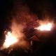 Brand im Kleingartenverein – Feuerwehr mit vier Löschleitungen im Einsatz
