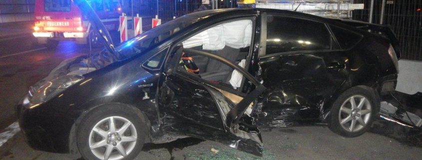 Zwei Verletzte nach Verkehrsunfall in Wien-Favoriten