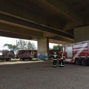 Wien-Simmering: Ostautobahnsperre nach Waggonbrand