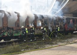 Wien-Simmering: Ostautobahnsperre nach Waggonbrand