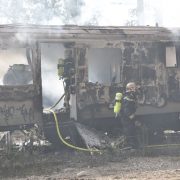 Wien-Simmering: Ostautobahnsperre nach Waggonbrand