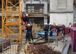 Großeinsatztag für die Höhenretter der Berufsfeuerwehr Wien