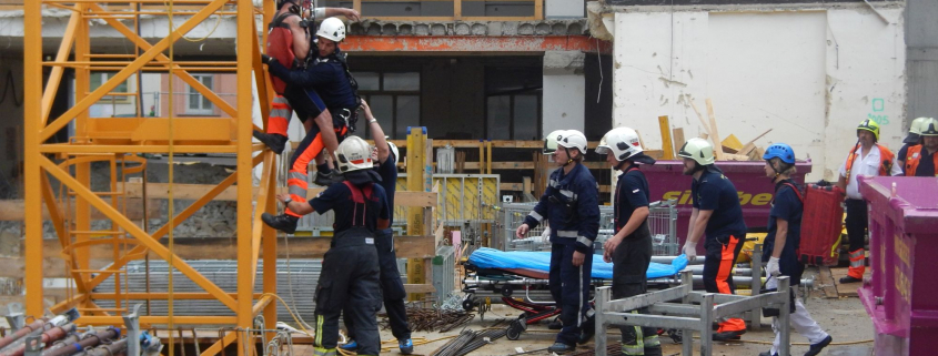 Großeinsatztag für die Höhenretter der Berufsfeuerwehr Wien