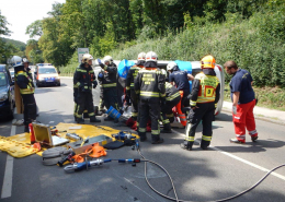 Verkehrsunfall auf der Höhenstraße fordert einen Verletzten