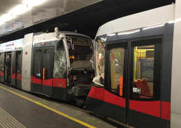 7 Verletzte bei Straßenbahnunfall in Wien-Margareten