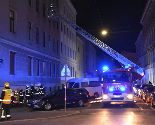 Vier Verletzte bei Kellerbrand in Wien-Hernals