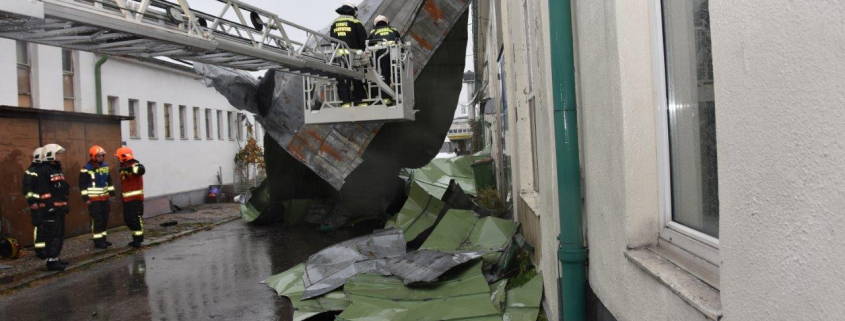 Zahlreiche Feuerwehreinsätze durch Sturmereignis