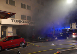 Tiefgaragenbrand in Wien - Mariahilf