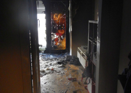 Wohnungsinhaber bei Brand verletzt
