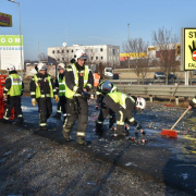 Autobahnausfahrt wegen Scherbenmeer gesperrt