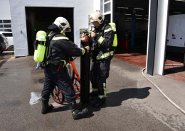 Großeinsatz der Berufsfeuerwehr Wien in Favoriten