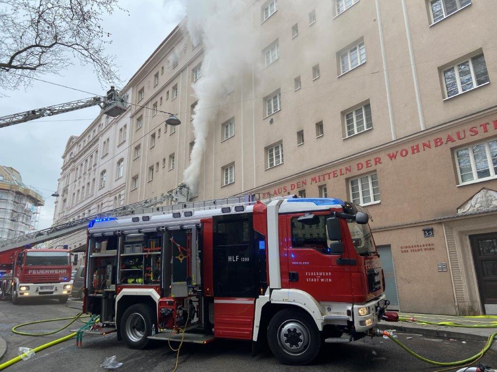 Brand Wien-Floridsdorf