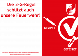 COVID 3-G-Regel Hinweis für den Dienstbetrieb